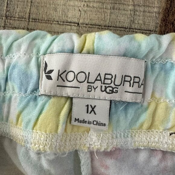 Koolaburra By UGG Women's 1X Pastel Tie-Dye Lounge Pants Colorful Comfortable - Picture 5 of 8
